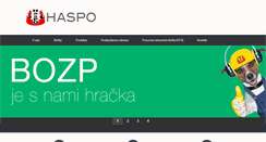 Desktop Screenshot of haspo.sk